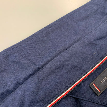 【中古美品】【メンズ】 TOMMY HILFIGER トミーヒルフィガー MW40890 ブラッシュオックスフォードクレストポケットシャツ トップス 147-260715-kh-03-izu サイズ：XL カラー：ネイビー 万代Net店