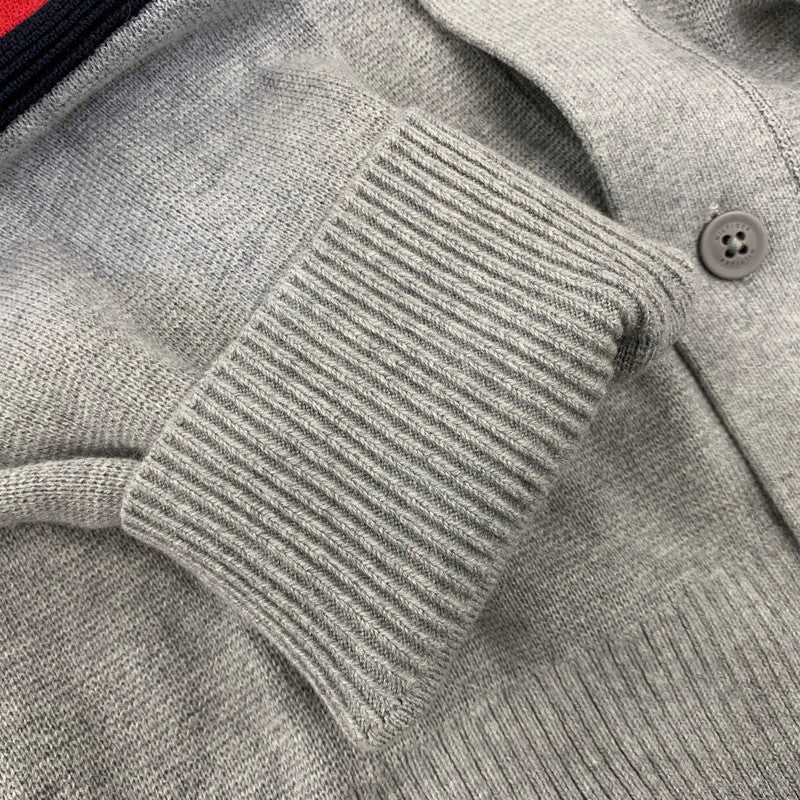 【中古美品】【メンズ】 TOMMY HILFIGER トミーヒルフィガー MW40197 コットンシルクブレンドカーディガン トップス 147-260715-kh-04-izu サイズ：XL カラー：グレー 万代Net店