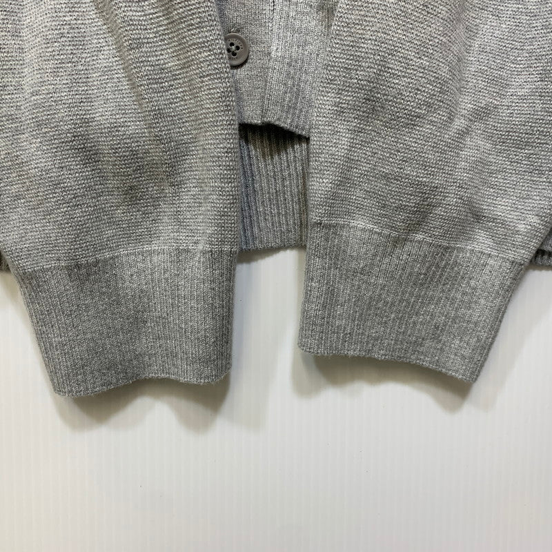 【中古美品】【メンズ】 TOMMY HILFIGER トミーヒルフィガー MW40197 コットンシルクブレンドカーディガン トップス 147-260715-kh-04-izu サイズ：XL カラー：グレー 万代Net店