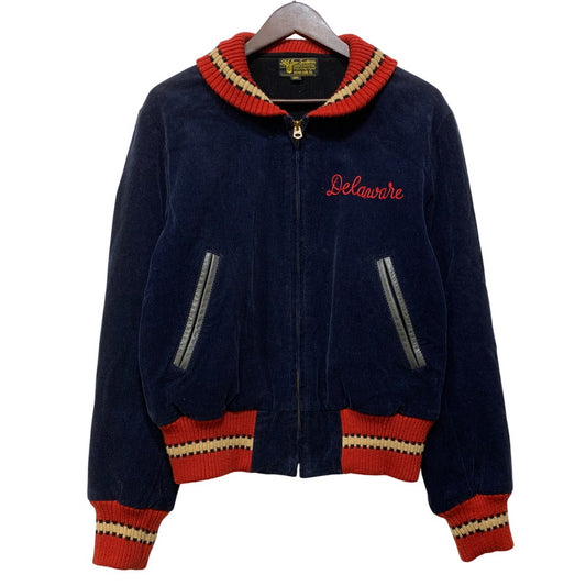 【中古品】【メンズ】 SUGAR CANE シュガーケーン M16268 RIB COLLAR CORDUROY JACKET リブ カラー コーデュロイ ジャケット アウター 145-260712-ya-22-izu サイズ：38R カラー：ネイビー 万代Net店