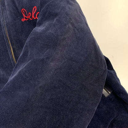 【中古品】【メンズ】 SUGAR CANE シュガーケーン M16268 RIB COLLAR CORDUROY JACKET リブ カラー コーデュロイ ジャケット アウター 145-260712-ya-22-izu サイズ：38R カラー：ネイビー 万代Net店