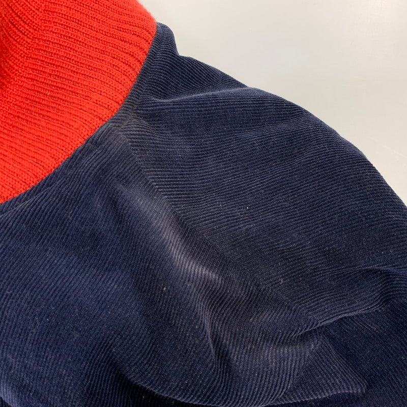 【中古品】【メンズ】 SUGAR CANE シュガーケーン M16268 RIB COLLAR CORDUROY JACKET リブ カラー コーデュロイ ジャケット アウター 145-260712-ya-22-izu サイズ：38R カラー：ネイビー 万代Net店