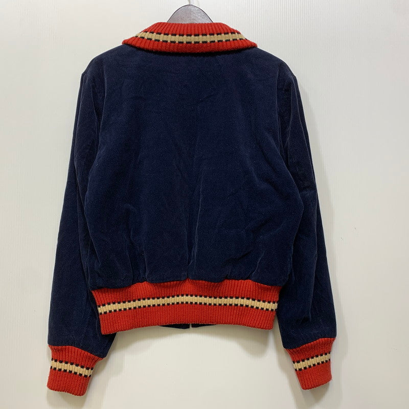 【中古品】【メンズ】 SUGAR CANE シュガーケーン M16268 RIB COLLAR CORDUROY JACKET リブ カラー コーデュロイ ジャケット アウター 145-260712-ya-22-izu サイズ：38R カラー：ネイビー 万代Net店