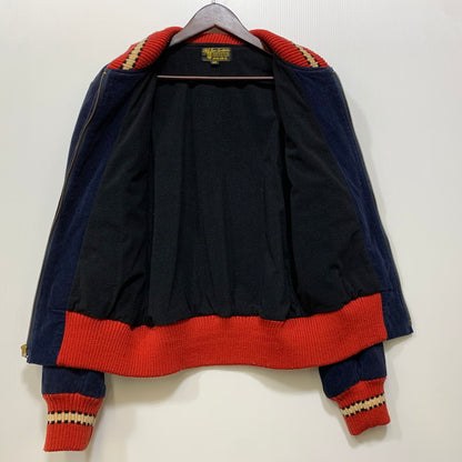 【中古品】【メンズ】 SUGAR CANE シュガーケーン M16268 RIB COLLAR CORDUROY JACKET リブ カラー コーデュロイ ジャケット アウター 145-260712-ya-22-izu サイズ：38R カラー：ネイビー 万代Net店