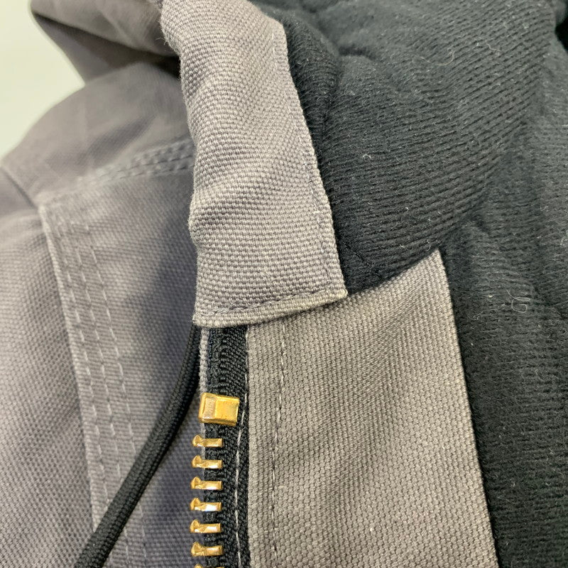 【中古品】【メンズ】 CARHARTT カーハート J140-GVL USA製 21年製 FIRM DUCK INSULATED FLANNEL-LINED ACTIVE JACKET ファーム ダック インサレーテッド フランネルラインド アクティブ ジャケット アウター 146-260905-cs-04-izu サイズ：M カラー：グレー 万代Net店