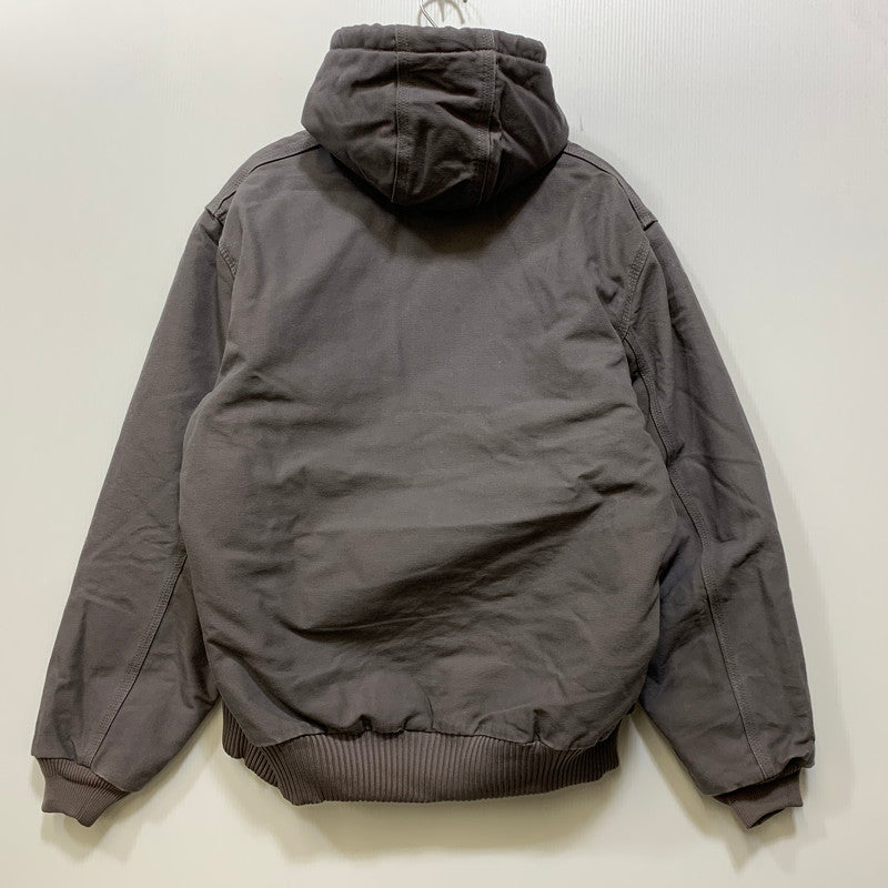 【中古品】【メンズ】 CARHARTT カーハート J140-GVL USA製 21年製 FIRM DUCK INSULATED FLANNEL-LINED ACTIVE JACKET ファーム ダック インサレーテッド フランネルラインド アクティブ ジャケット アウター 146-260905-cs-04-izu サイズ：M カラー：グレー 万代Net店