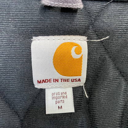 【中古品】【メンズ】 CARHARTT カーハート J140-GVL USA製 21年製 FIRM DUCK INSULATED FLANNEL-LINED ACTIVE JACKET ファーム ダック インサレーテッド フランネルラインド アクティブ ジャケット アウター 146-260905-cs-04-izu サイズ：M カラー：グレー 万代Net店