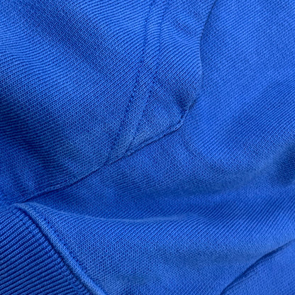 【中古品】【メンズ】 BALENCIAGA バレンシアガ 570811 国内正規 BACK LOGO HOODED SWEATSHIRT バック ロゴ フーデッド スウェットシャツ トップス 長袖 141-260712-ya-06-izu サイズ：M カラー：ブルー 万代Net店