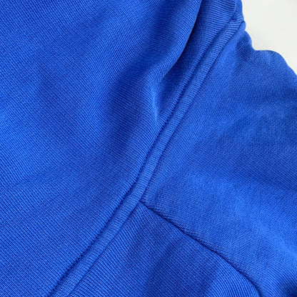 【中古品】【メンズ】 BALENCIAGA バレンシアガ 570811 国内正規 BACK LOGO HOODED SWEATSHIRT バック ロゴ フーデッド スウェットシャツ トップス 長袖 141-260712-ya-06-izu サイズ：M カラー：ブルー 万代Net店