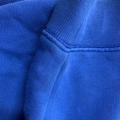【中古品】【メンズ】 BALENCIAGA バレンシアガ 570811 国内正規 BACK LOGO HOODED SWEATSHIRT バック ロゴ フーデッド スウェットシャツ トップス 長袖 141-260712-ya-06-izu サイズ：M カラー：ブルー 万代Net店