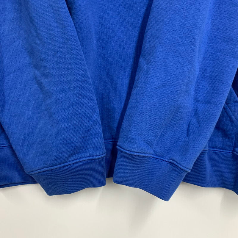 【中古品】【メンズ】 BALENCIAGA バレンシアガ 570811 国内正規 BACK LOGO HOODED SWEATSHIRT バック ロゴ フーデッド スウェットシャツ トップス 長袖 141-260712-ya-06-izu サイズ：M カラー：ブルー 万代Net店