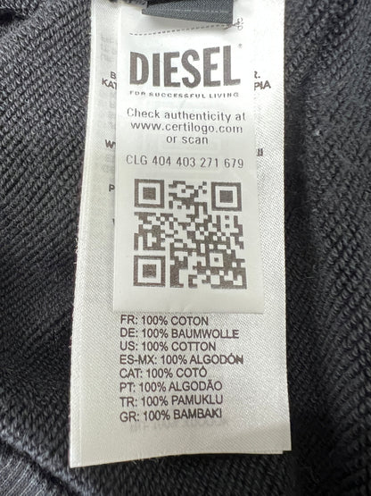 【中古品】【メンズ】 DIESEL ディーゼル S-COOLING-L1 A11580-0BMBJ ショートスリーブ スウェット トップス 147-260803-kk-20-hon サイズ：M カラー：ブラック 万代Net店