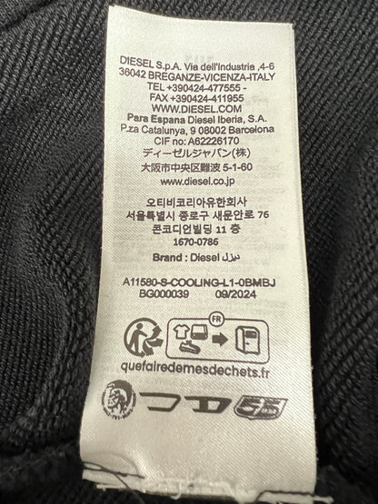 【中古品】【メンズ】 DIESEL ディーゼル S-COOLING-L1 A11580-0BMBJ ショートスリーブ スウェット トップス 147-260803-kk-20-hon サイズ：M カラー：ブラック 万代Net店