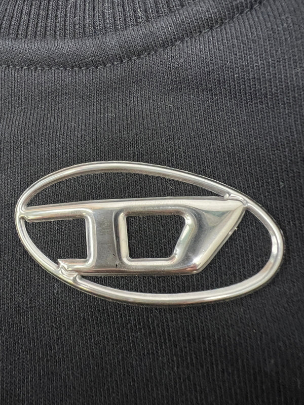 【中古品】【メンズ】 DIESEL ディーゼル S-COOLING-L1 A11580-0BMBJ ショートスリーブ スウェット トップス 147-260803-kk-20-hon サイズ：M カラー：ブラック 万代Net店