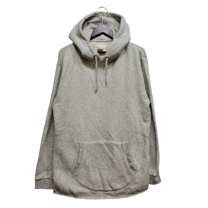 【中古品】【メンズ】 KITH キス × NANO UNIVERSE ナノユニバース NUC44TT0928FC SIDE ZIP CUTOFF HOODIE サイド ジップ カットオフ フーディー トップス 長袖 142-260824-ya-18-izu サイズ：XXS カラー：グレー 万代Net店