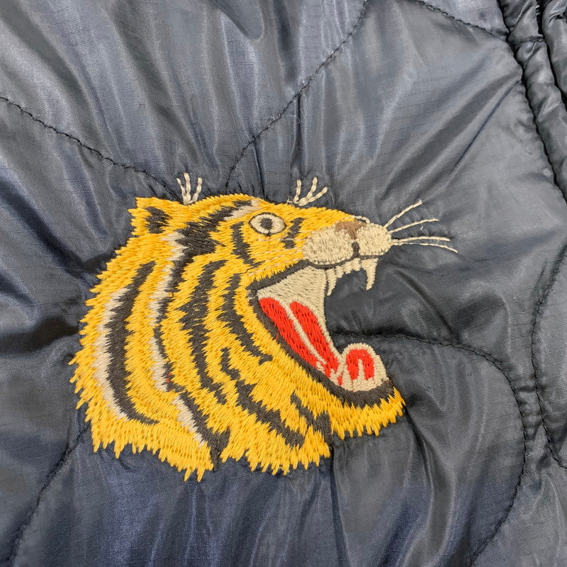 【中古品】【メンズ】 CROPPED HEADS クロップドヘッズ 虎×SKULL QUILTING VIETNAM JACKET キルティング ベトナム ジャケット アウター 145-260907-cs-14-izu サイズ：L カラー：ブラック 万代Net店