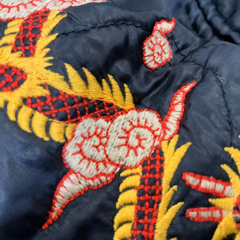 【中古品】【メンズ】 CROPPED HEADS クロップドヘッズ 虎×SKULL QUILTING VIETNAM JACKET キルティング ベトナム ジャケット アウター 145-260907-cs-14-izu サイズ：L カラー：ブラック 万代Net店