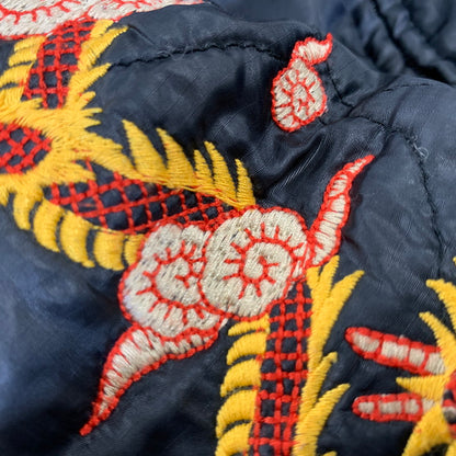 【中古品】【メンズ】 CROPPED HEADS クロップドヘッズ 虎×SKULL QUILTING VIETNAM JACKET キルティング ベトナム ジャケット アウター 145-260907-cs-14-izu サイズ：L カラー：ブラック 万代Net店