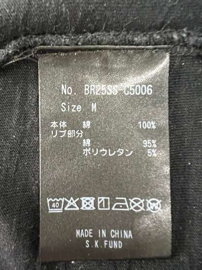 【中古品】【メンズ】 BREATH ブレス 25SS SKULL WING LOGO TEE BR25SS-C5006 スカル ウィングロゴ Tシャツ 半袖 トップス 147-260801-kk-22-hon サイズ：M カラー：BLACK 万代Net店