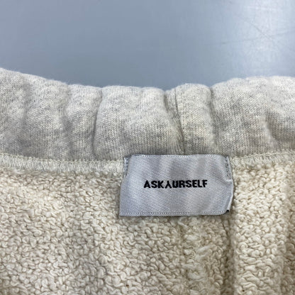 【中古品】【メンズ】 ASKYURSELF アスクユアセルフ CONTRAST INSERT FLARE JOGGER コントラスト インサート フレア ジョガー パンツ 153-260719-as-10-izu サイズ：L カラー：アッシュグレー 万代Net店