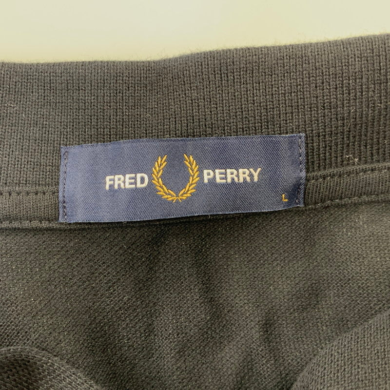 【中古品】【メンズ】 FRED PERRY フレッドペリー M6000 POLO SS SHIRT ポロ ショートスリーブ シャツ トップス 141-260715-kh-02-izu サイズ：L カラー：ブラック 万代Net店