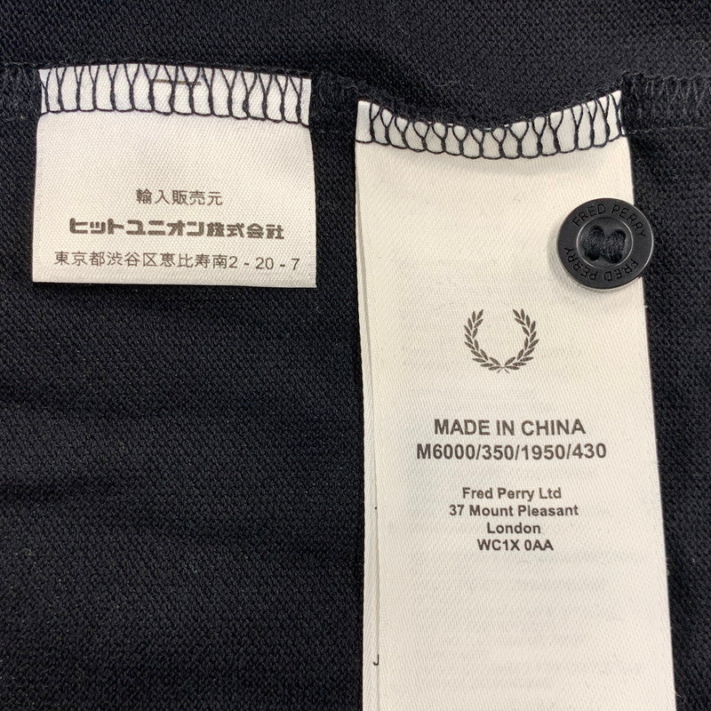 【中古品】【メンズ】 FRED PERRY フレッドペリー M6000 POLO SS SHIRT ポロ ショートスリーブ シャツ トップス 141-260715-kh-02-izu サイズ：L カラー：ブラック 万代Net店