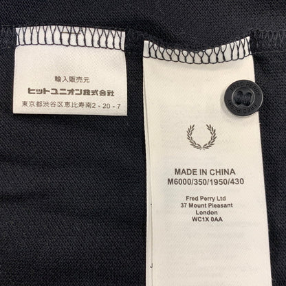 【中古品】【メンズ】 FRED PERRY フレッドペリー M6000 POLO SS SHIRT ポロ ショートスリーブ シャツ トップス 141-260715-kh-02-izu サイズ：L カラー：ブラック 万代Net店