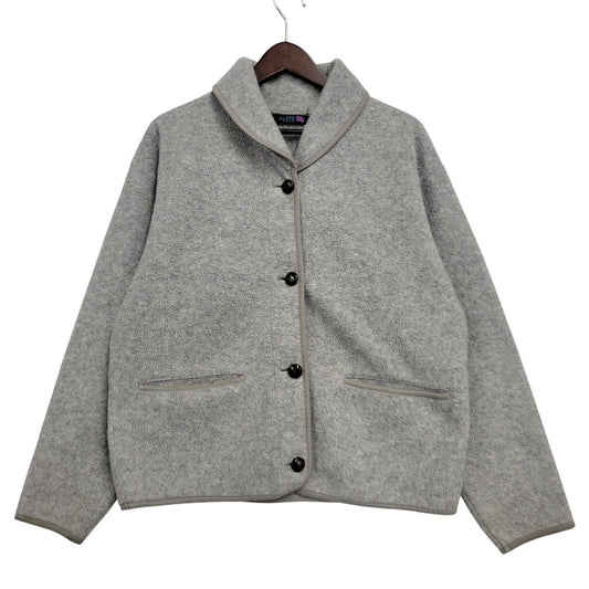 【中古品】【レディース】 THE NORTH FACE ザ・ノースフェイス 紫タグ 90S SHAWL COLLAR FLEECE CARDIGANショール カラー フリース カーディガン アウター 168-260824-ya-15-izu サイズ：L カラー：グレー 万代Net店