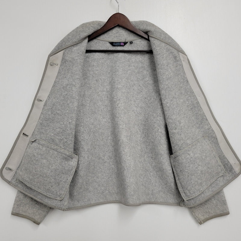 【中古品】【レディース】 THE NORTH FACE ザ・ノースフェイス 紫タグ 90S SHAWL COLLAR FLEECE CARDIGANショール カラー フリース カーディガン アウター 168-260824-ya-15-izu サイズ：L カラー：グレー 万代Net店