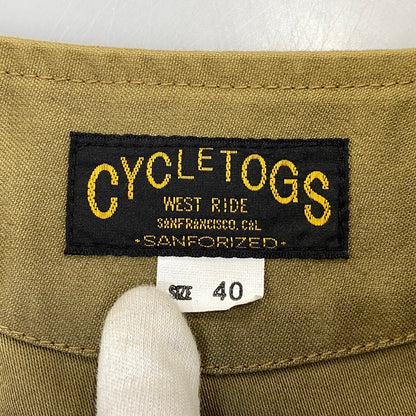 【中古品】【メンズ】 WESTRIDE ウエストライド CYCLETOGS FORT MORGAN VEST フォート モーガン ベスト トップス 145-260703-kh-06-izu サイズ：40 カラー：オリーブ系 万代Net店