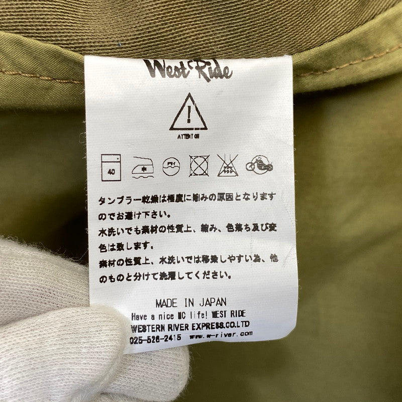 【中古品】【メンズ】 WESTRIDE ウエストライド CYCLETOGS FORT MORGAN VEST フォート モーガン ベスト トップス 145-260703-kh-06-izu サイズ：40 カラー：オリーブ系 万代Net店