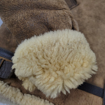 【中古品】【メンズ】 AVIREX アヴィレックス AC-17755 USA製 B-3 MOUTON FLIGHT JACKET ムートン フライト ジャケット アウター 146-260824-ya-06-izu サイズ：40 カラー：ブラウン 万代Net店
