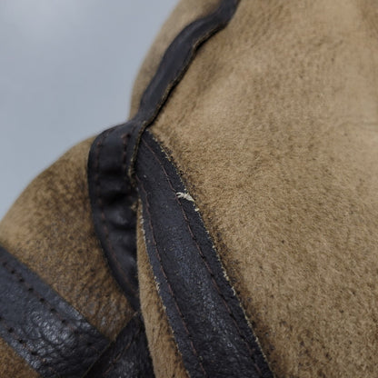 【中古品】【メンズ】 AVIREX アヴィレックス AC-17755 USA製 B-3 MOUTON FLIGHT JACKET ムートン フライト ジャケット アウター 146-260824-ya-06-izu サイズ：40 カラー：ブラウン 万代Net店