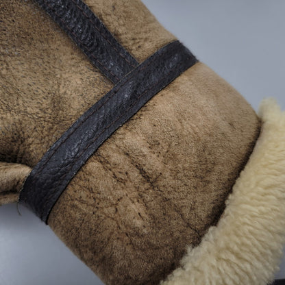 【中古品】【メンズ】 AVIREX アヴィレックス AC-17755 USA製 B-3 MOUTON FLIGHT JACKET ムートン フライト ジャケット アウター 146-260824-ya-06-izu サイズ：40 カラー：ブラウン 万代Net店