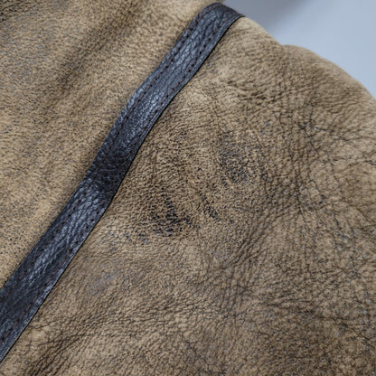 【中古品】【メンズ】 AVIREX アヴィレックス AC-17755 USA製 B-3 MOUTON FLIGHT JACKET ムートン フライト ジャケット アウター 146-260824-ya-06-izu サイズ：40 カラー：ブラウン 万代Net店