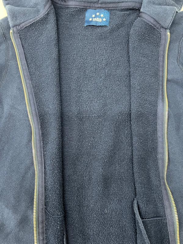【中古品】【メンズ】 Paris Saint Germain パリ・サンジェルマン × Hirofumi Kiyonaga 清永博文 15AW ZIP UP HOODIE 16070300349010 ジップアップフーディー トップス パーカー 147-260803-kk-13-hon サイズ：48 カラー：ネイビー 万代Net店