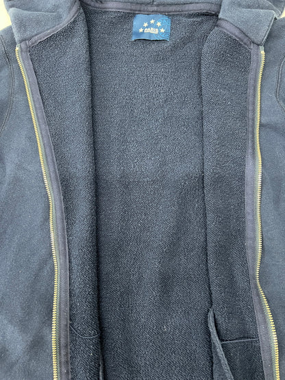 【中古品】【メンズ】 Paris Saint Germain パリ・サンジェルマン × Hirofumi Kiyonaga 清永博文 15AW ZIP UP HOODIE 16070300349010 ジップアップフーディー トップス パーカー 147-260803-kk-13-hon サイズ：48 カラー：ネイビー 万代Net店