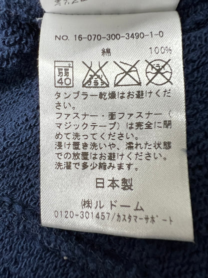 【中古品】【メンズ】 Paris Saint Germain パリ・サンジェルマン × Hirofumi Kiyonaga 清永博文 15AW ZIP UP HOODIE 16070300349010 ジップアップフーディー トップス パーカー 147-260803-kk-13-hon サイズ：48 カラー：ネイビー 万代Net店