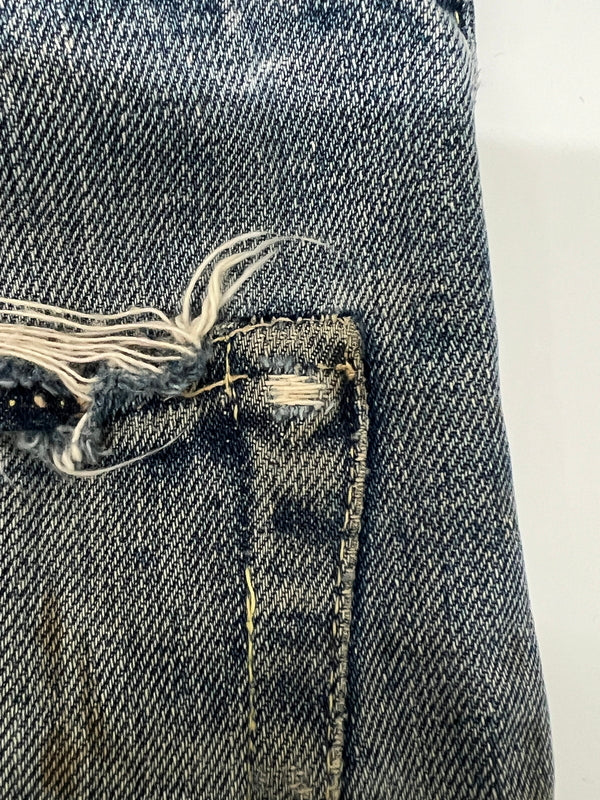 【現状渡し品】【メンズ】 LEVI'S リーバイス 501XX DENIM PANTS VINTAGE 501XX デニムパンツ ボトムス ジーンズ ヴィンテージ 紙パッチ ギャラ無し BIG E 足長R 不均等V 157-260705-kk-16-hon サイズ：表記無し 下記参照 カラー：ライトインディゴ 万代Net店