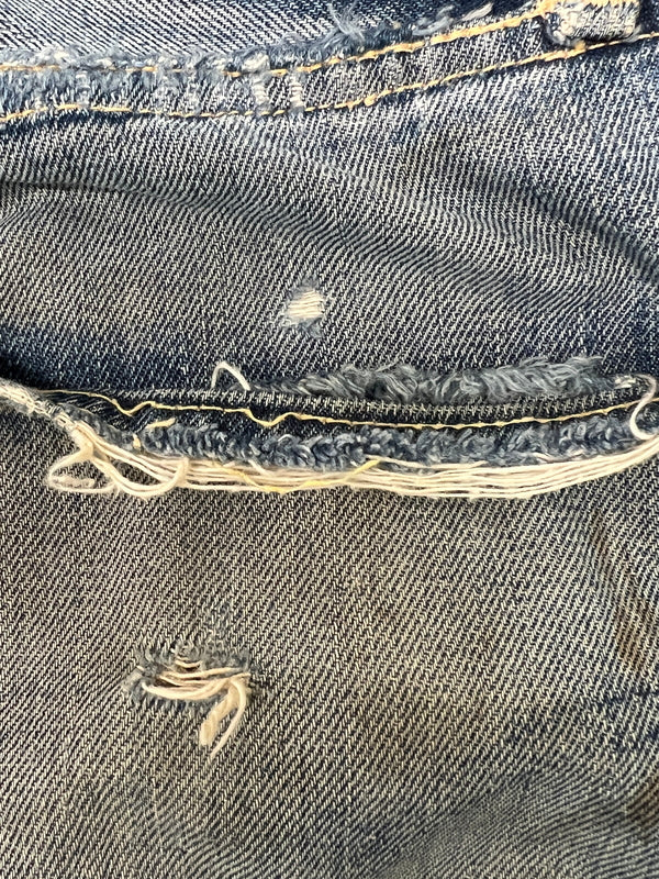 【現状渡し品】【メンズ】 LEVI'S リーバイス 501XX DENIM PANTS VINTAGE 501XX デニムパンツ ボトムス ジーンズ ヴィンテージ 紙パッチ ギャラ無し BIG E 足長R 不均等V 157-260705-kk-16-hon サイズ：表記無し 下記参照 カラー：ライトインディゴ 万代Net店
