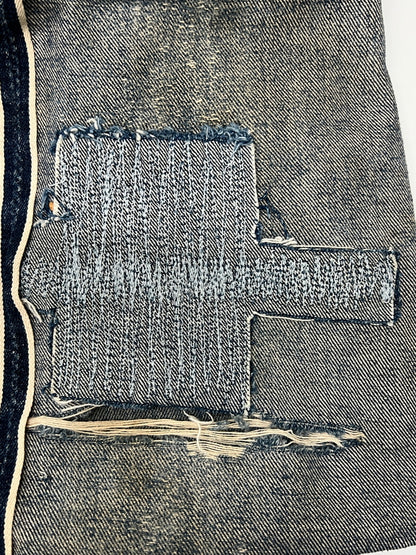 【現状渡し品】【メンズ】 LEVI'S リーバイス 501XX DENIM PANTS VINTAGE 501XX デニムパンツ ボトムス ジーンズ ヴィンテージ 紙パッチ ギャラ無し BIG E 足長R 不均等V 157-260705-kk-16-hon サイズ：表記無し 下記参照 カラー：ライトインディゴ 万代Net店