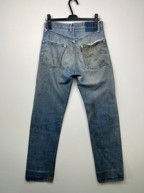 【現状渡し品】【メンズ】 LEVI'S リーバイス 501XX DENIM PANTS VINTAGE 501XX デニムパンツ ボトムス ジーンズ ヴィンテージ 紙パッチ ギャラ無し BIG E 足長R 不均等V 157-260705-kk-16-hon サイズ：表記無し 下記参照 カラー：ライトインディゴ 万代Net店