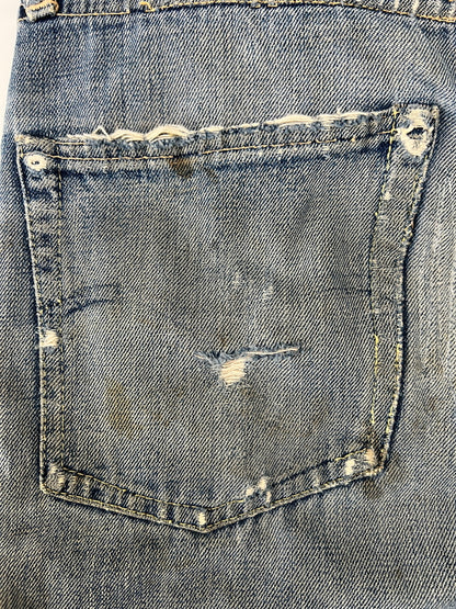 【現状渡し品】【メンズ】 LEVI'S リーバイス 501XX DENIM PANTS VINTAGE 501XX デニムパンツ ボトムス ジーンズ ヴィンテージ 紙パッチ ギャラ無し BIG E 足長R 不均等V 157-260705-kk-16-hon サイズ：表記無し 下記参照 カラー：ライトインディゴ 万代Net店