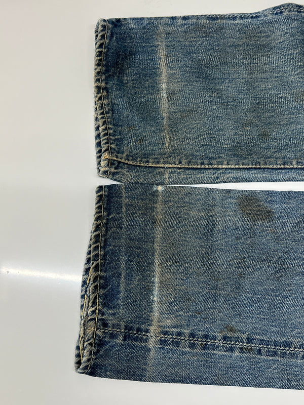 【現状渡し品】【メンズ】 LEVI'S リーバイス 501XX DENIM PANTS VINTAGE 501XX デニムパンツ ボトムス ジーンズ ヴィンテージ 紙パッチ ギャラ無し BIG E 足長R 不均等V 157-260705-kk-16-hon サイズ：表記無し 下記参照 カラー：ライトインディゴ 万代Net店