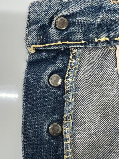 【現状渡し品】【メンズ】 LEVI'S リーバイス 501XX DENIM PANTS VINTAGE 501XX デニムパンツ ボトムス ジーンズ ヴィンテージ 紙パッチ ギャラ無し BIG E 足長R 不均等V 157-260705-kk-16-hon サイズ：表記無し 下記参照 カラー：ライトインディゴ 万代Net店