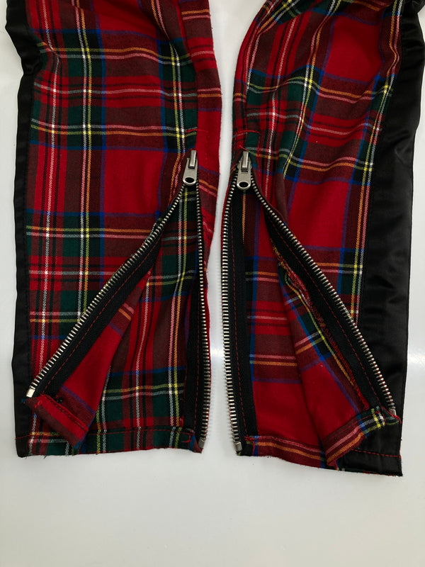 【中古品】【メンズ】 MNML ミニマル PLAID TRACK PANTS プレイドトラックパンツ ボトムス 158-260917-YS-05-hon サイズ：S カラー：レッド 万代Net店