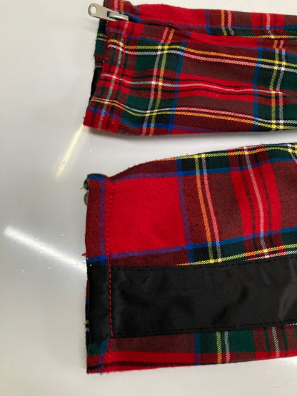 【中古品】【メンズ】 MNML ミニマル PLAID TRACK PANTS プレイドトラックパンツ ボトムス 158-260917-YS-05-hon サイズ：S カラー：レッド 万代Net店