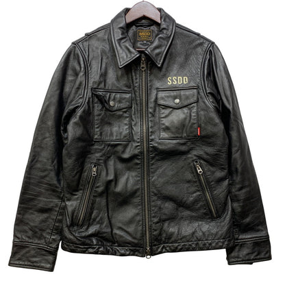 【中古品】【メンズ】 FUCT ファクト HORSE LEATHER JACKET ホース レザー ジャケット アウター 142-260905-cs-05-izu サイズ：M カラー：ブラック 万代Net店