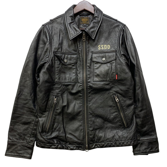 【中古品】【メンズ】 FUCT ファクト HORSE LEATHER JACKET ホース レザー ジャケット アウター 142-260905-cs-05-izu サイズ：M カラー：ブラック 万代Net店