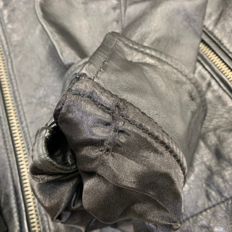 【中古品】【メンズ】 FUCT ファクト HORSE LEATHER JACKET ホース レザー ジャケット アウター 142-260905-cs-05-izu サイズ：M カラー：ブラック 万代Net店